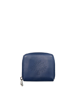 Mulberry Blossom Wallet, Leather, Blue, YU4, 2*